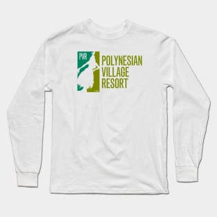 Polynesian Village Sports '70s Green Long Sleeve T-Shirt